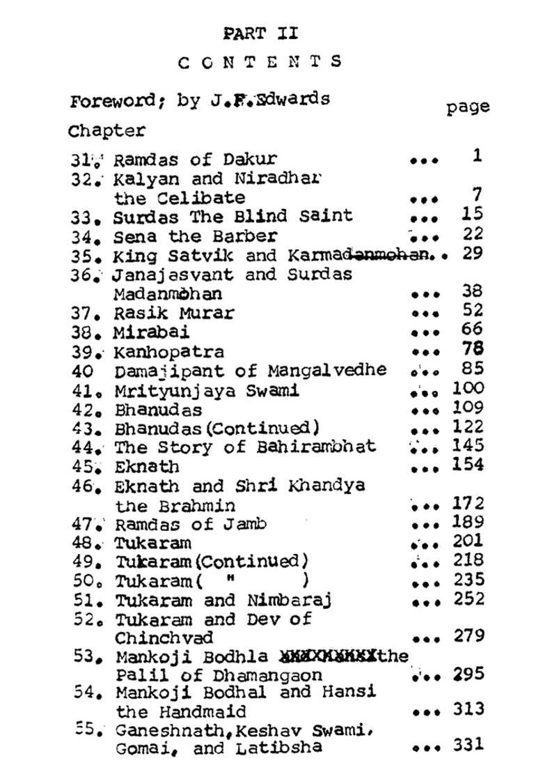 Stories Of Indian Saints - Translation Of Mahipati