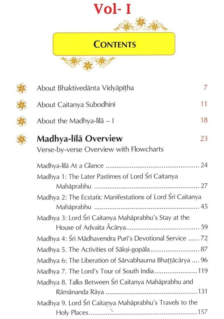 Caitanya Subodhini- Enriching The Experience Of Sri Caitanya Caritamrta Study Madhya-Lila Set Of Two Volumes - Indya