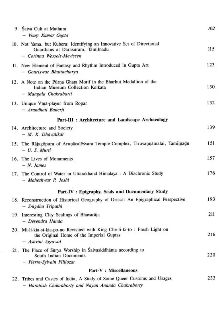 Ratnasri- Gleaning From Indian Archaeology Art History And Indology Papers Presented In Memory Of Dr. N.R. Banerjee - Indya