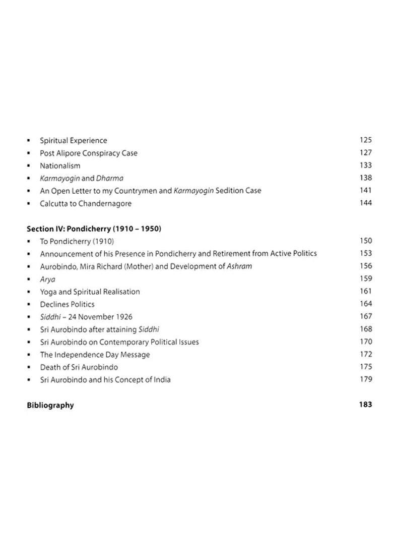 Sri Aurobindo- Life & Legacy - Indya