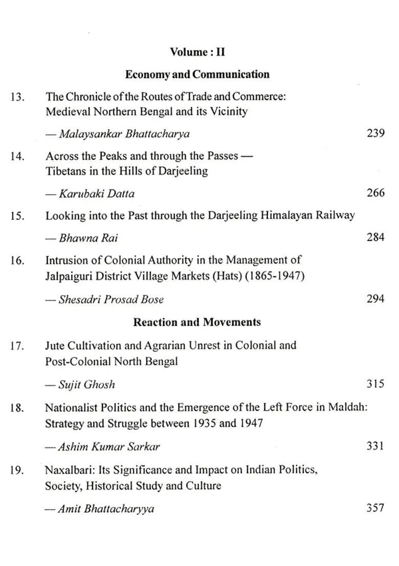 Omnibus Of North Bengal- The History And Culture Of The Hills And Plains Set Of 2 Volumes - Indya