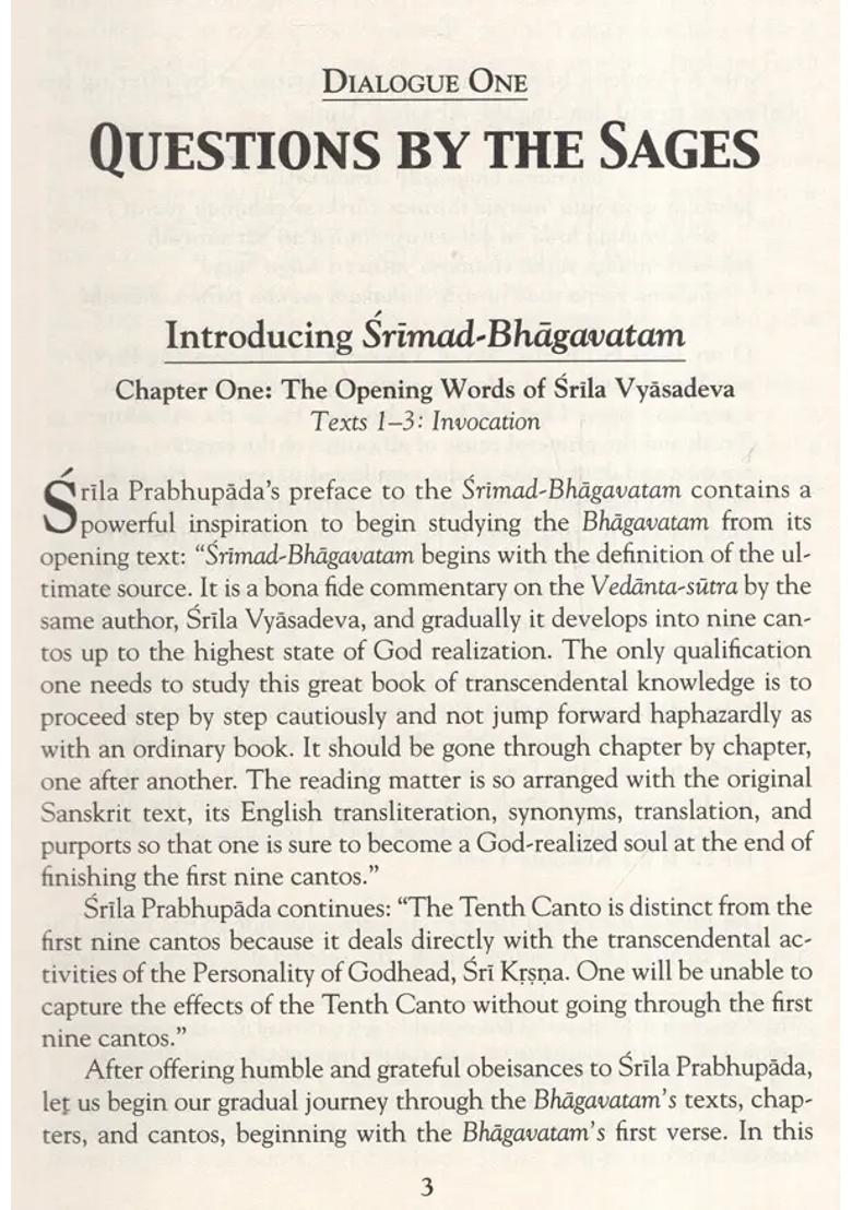 Unveiling His Lotus Feet- A Detailed Overview Of Srimad-Bhagavatam Cantos One-Four - Indya