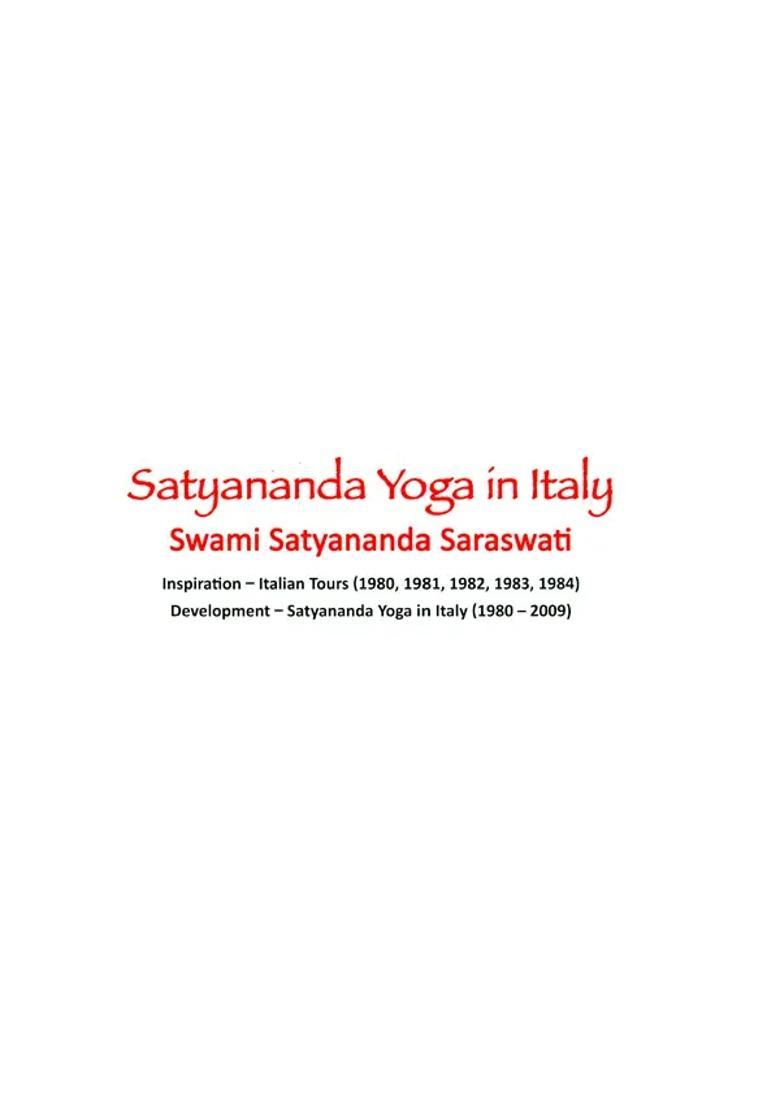 Satyananda Yoga In Italy- Swami Satyananda Saraswati - Indya