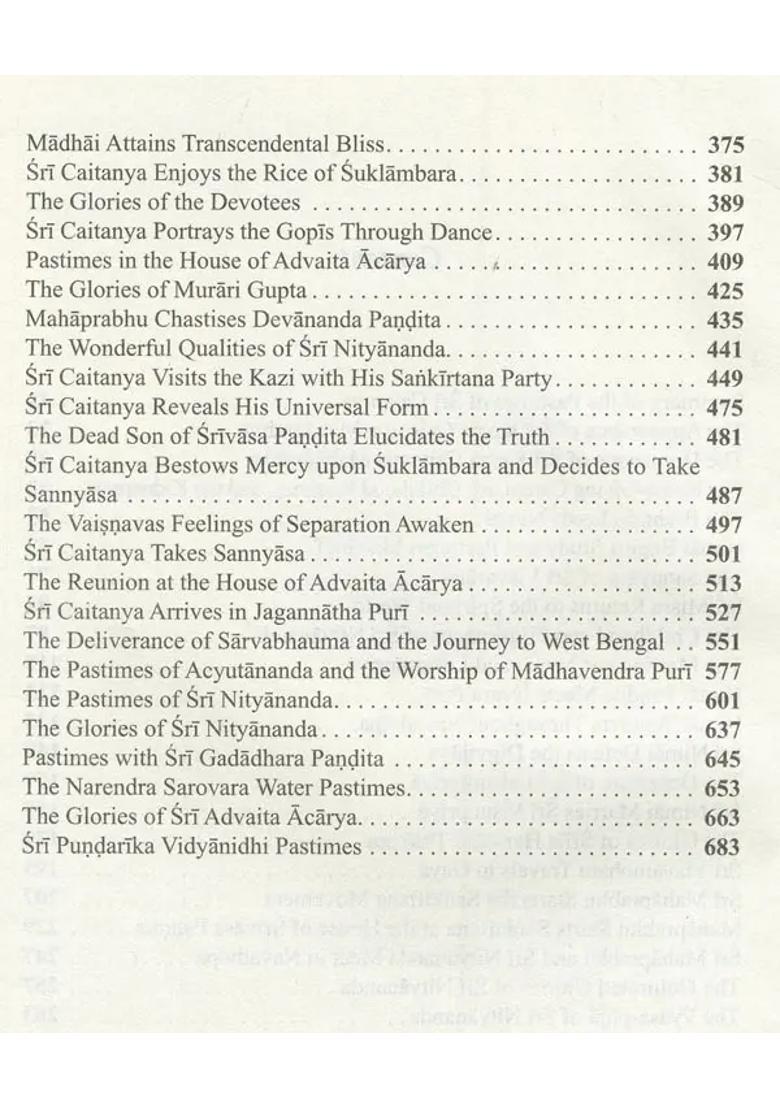 Sri Caitanya Bhagavata By Srila Vrindavan Dasa Thakura Complete Edition - Indya
