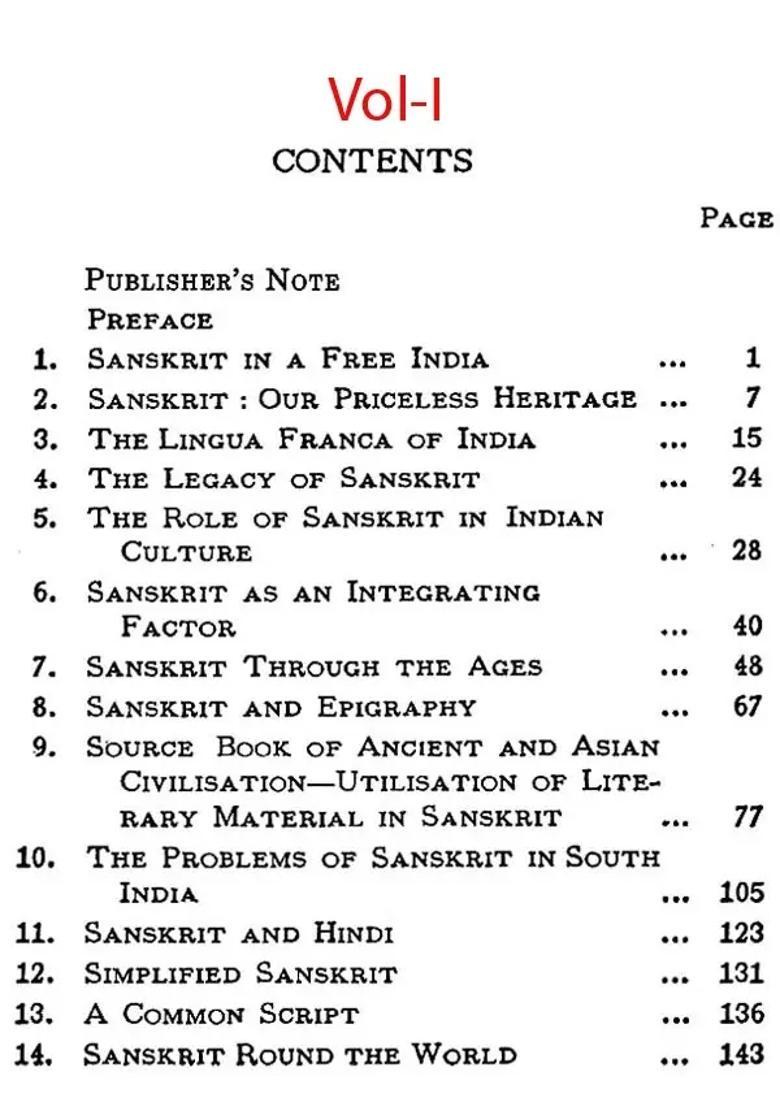 Sanskrit- The Great Integrator Set Of 3 Volumes - Indya