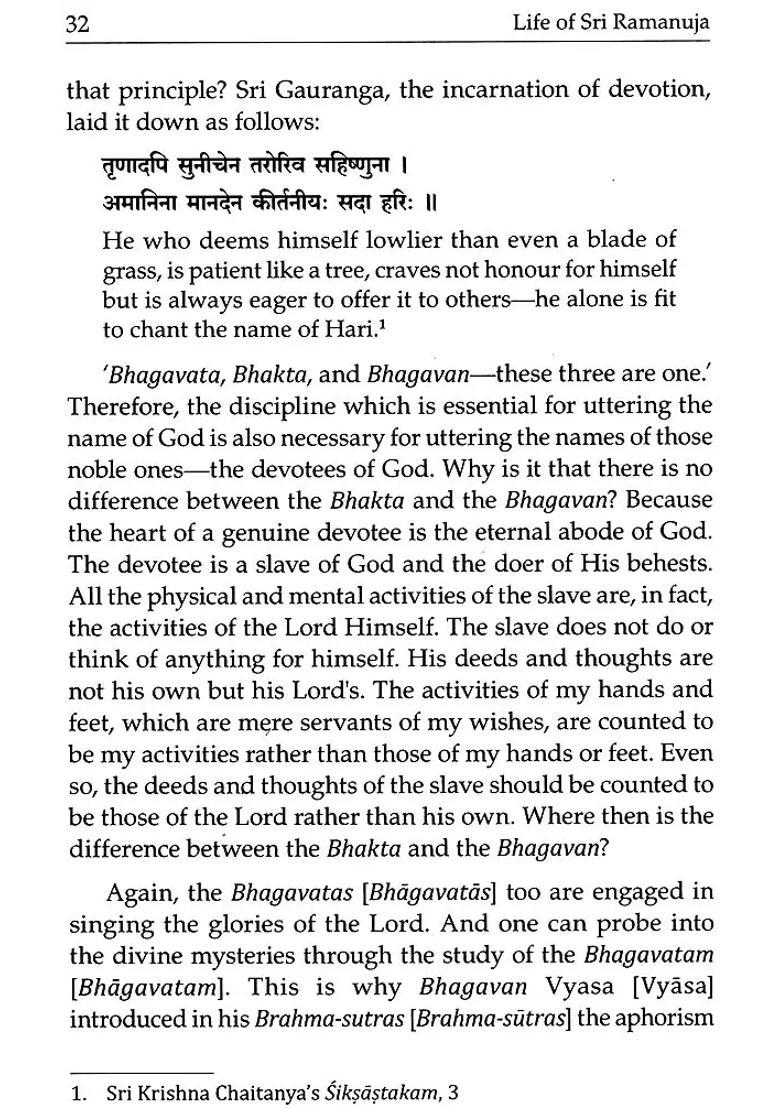 Life Of Sri Ramanjua - Indya