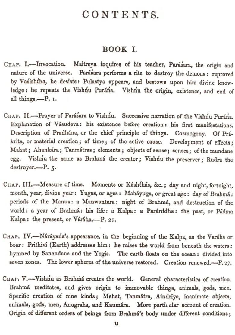 The Vishnu Purana A System Of Hindu Mythology And Tradition An Old And Rare Book - Indya