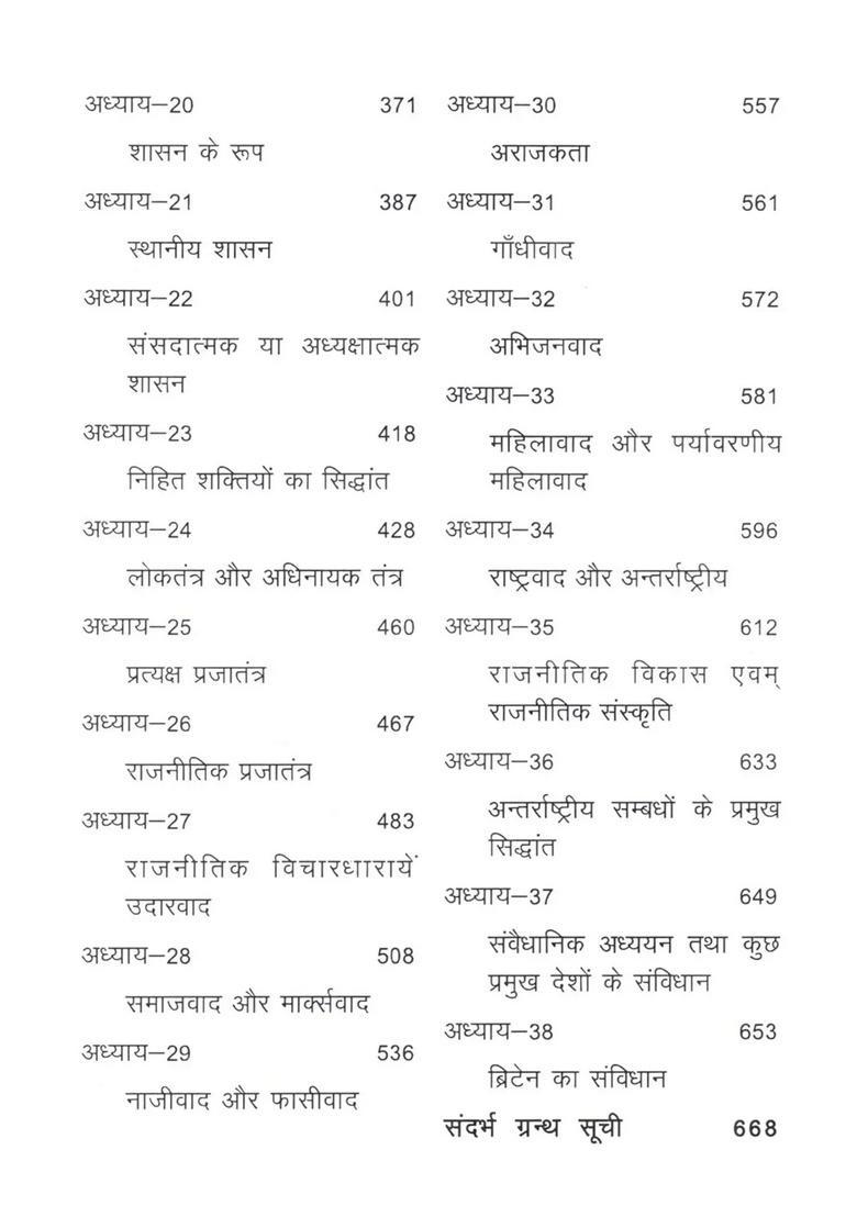 Rajneeti Vigyan Sankshipt Saiddhantik Parichay - Indya