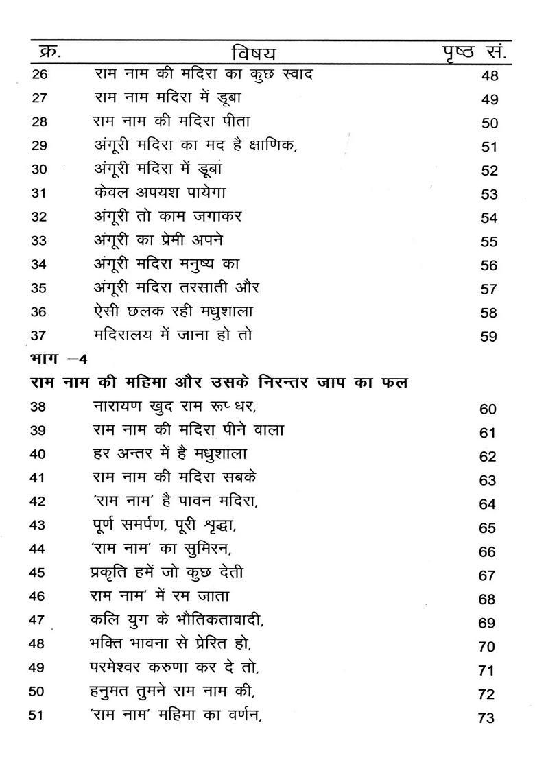 Ram Naam Ki Madhushala - Indya