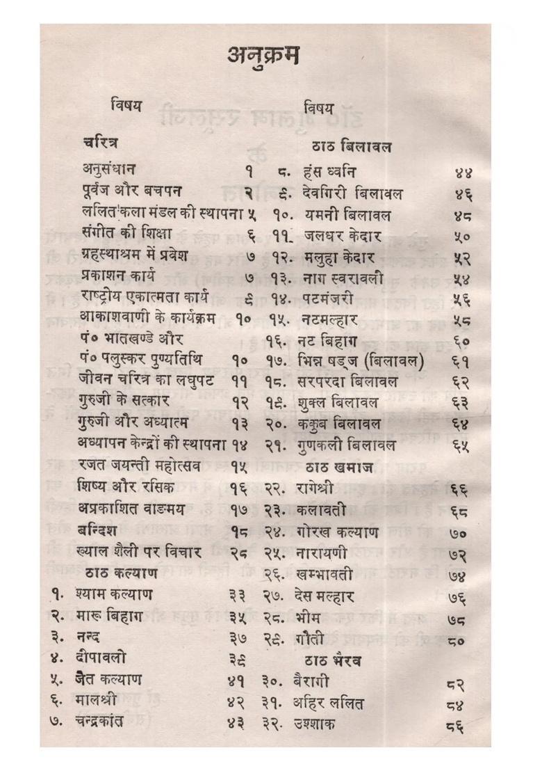 Sangeetacharya Dr Ghulam Rasool Charitra, Bandishen Aur Naye Raag (An Old and Rare Book) - Indya