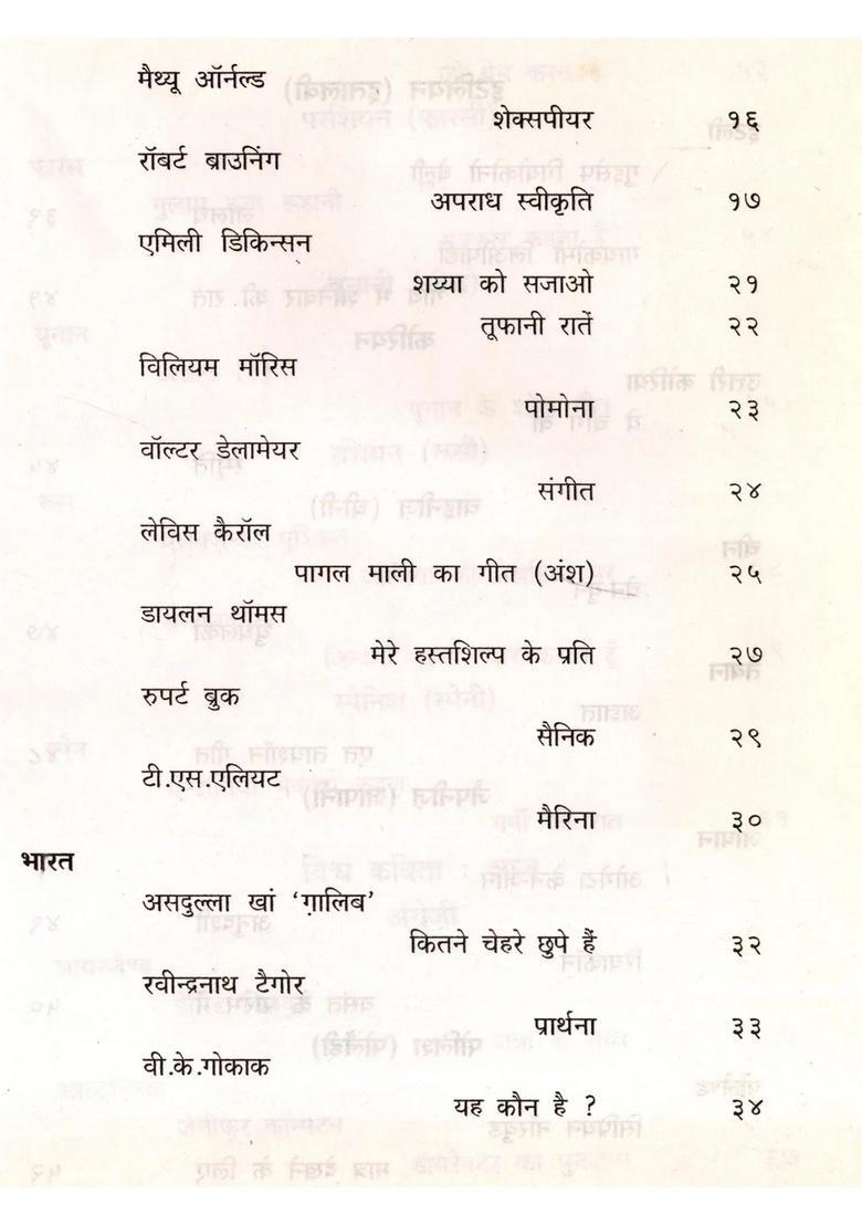 Vishva Kavita (Kal Aur Aaj) - Indya