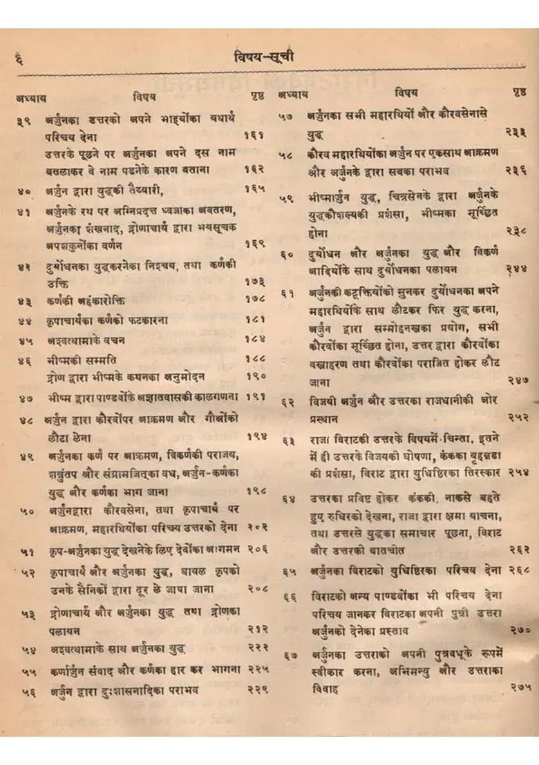 Mahabharata- Virata Parva (Part-4, An Old and Rare Book) Only 1 Quantity Available - Indya