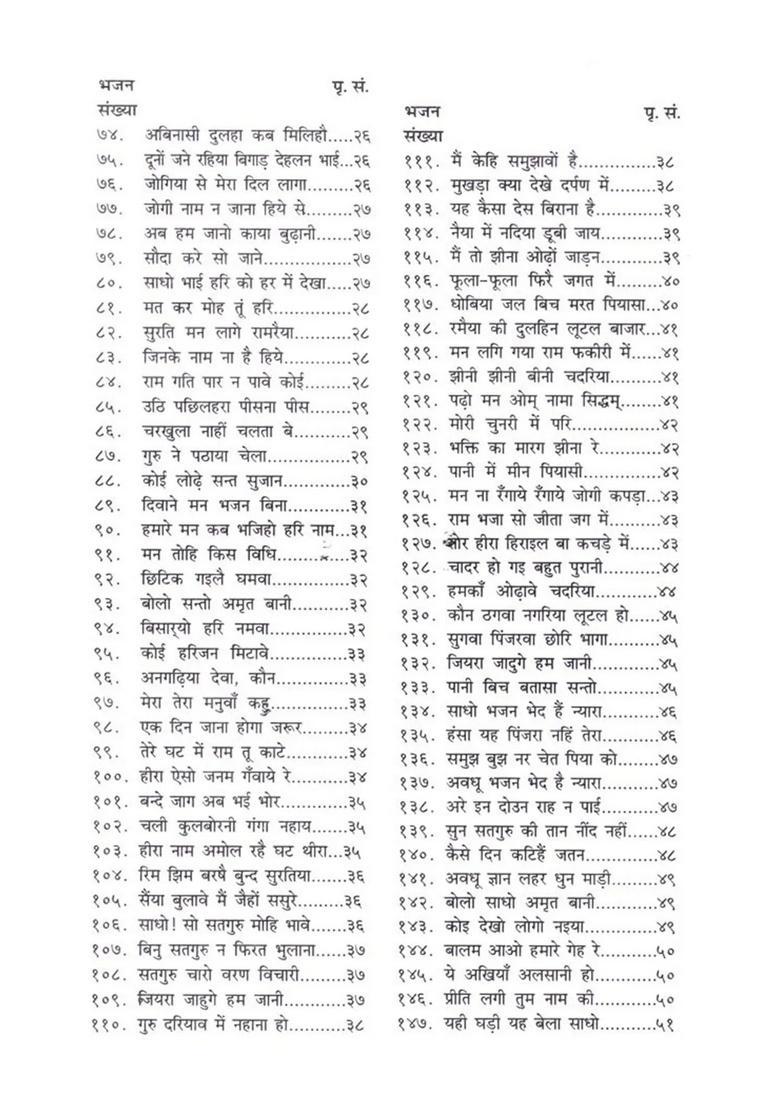 Kabir Shabdkosh (Popular Collection of Hymns) - Indya
