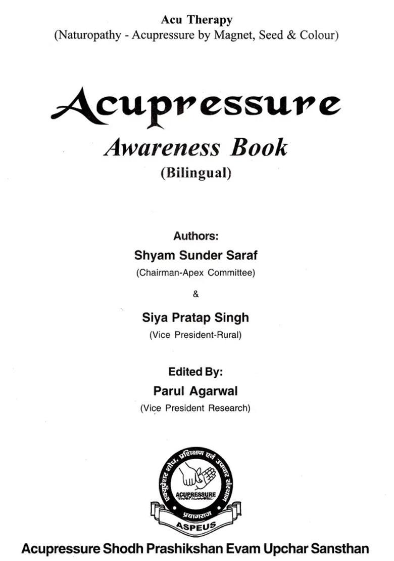Acupressure Awareness Book- Naturopathy By Magnet, Seed and Colour (Bilingual) - Indya