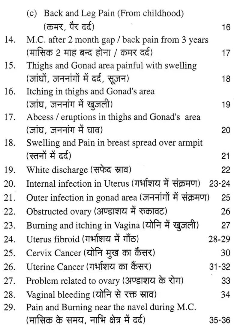 Female Disorders- Treatment by Ayurvedic Acupressure - Indya
