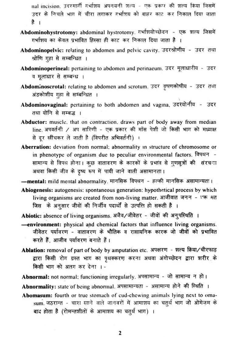 Medical Dictionary - Indya