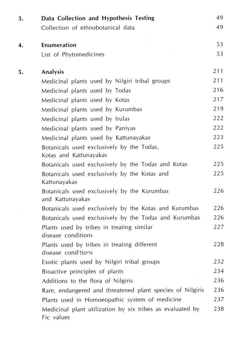 Plants in Ethnomedicine of Nilgiri Tribes Tamil Nadu, India - Indya