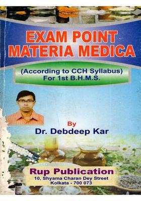 Exam Point Materia Medica (According to CCH Syllabus) For 1st BHMS