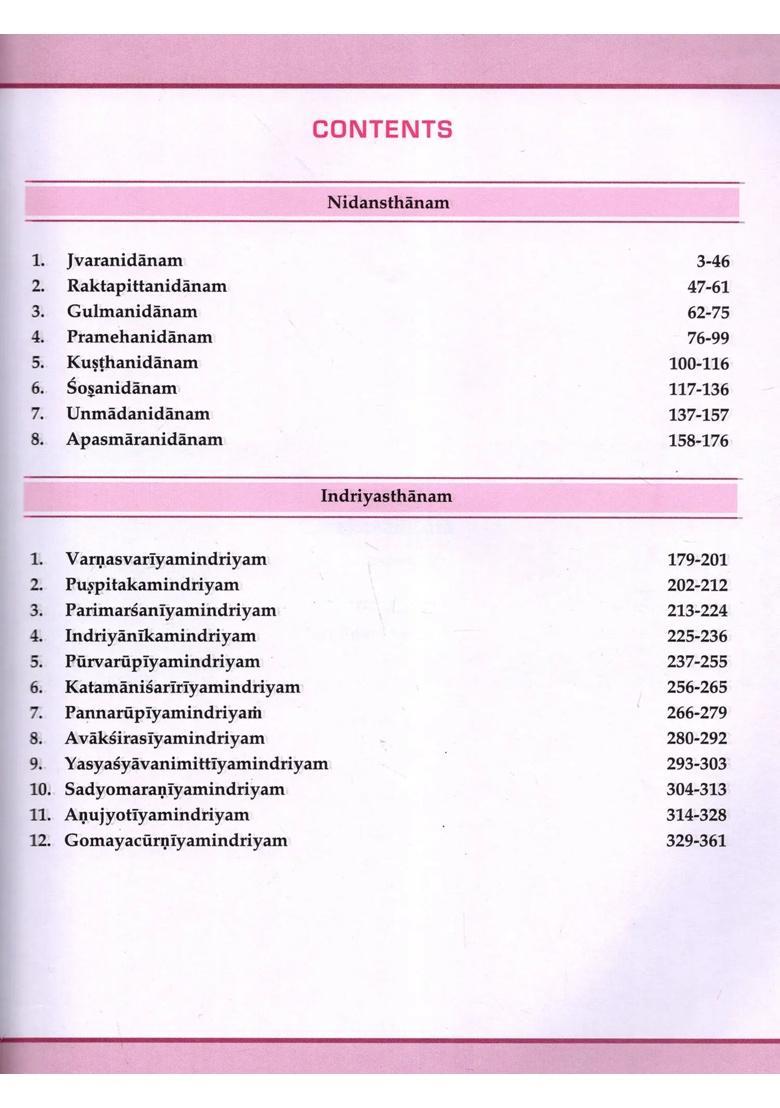 Caraka Samhita- As I Understood it Vol- III (Nidanasthanam Chapter 1-8 - Indriyasthanam 1-12) - Indya