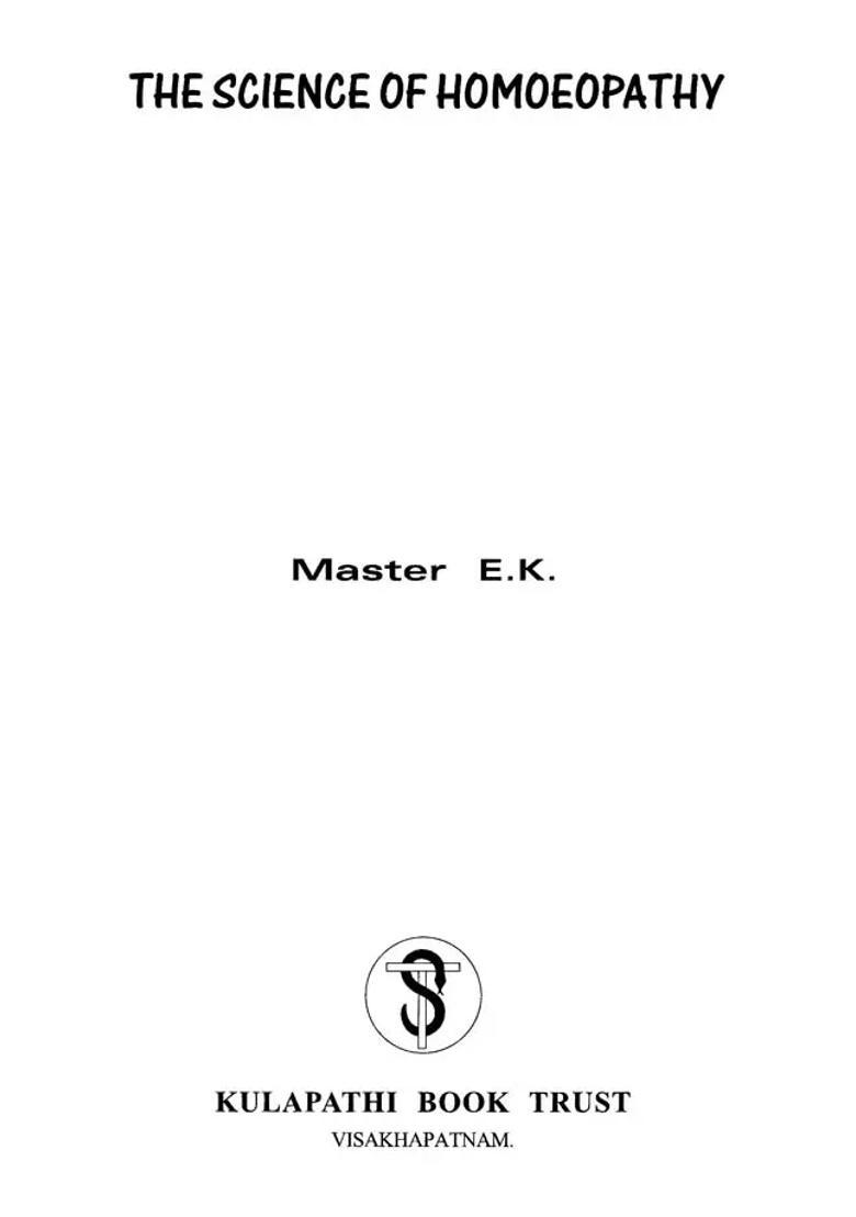 Science of Homoeopathy - Indya