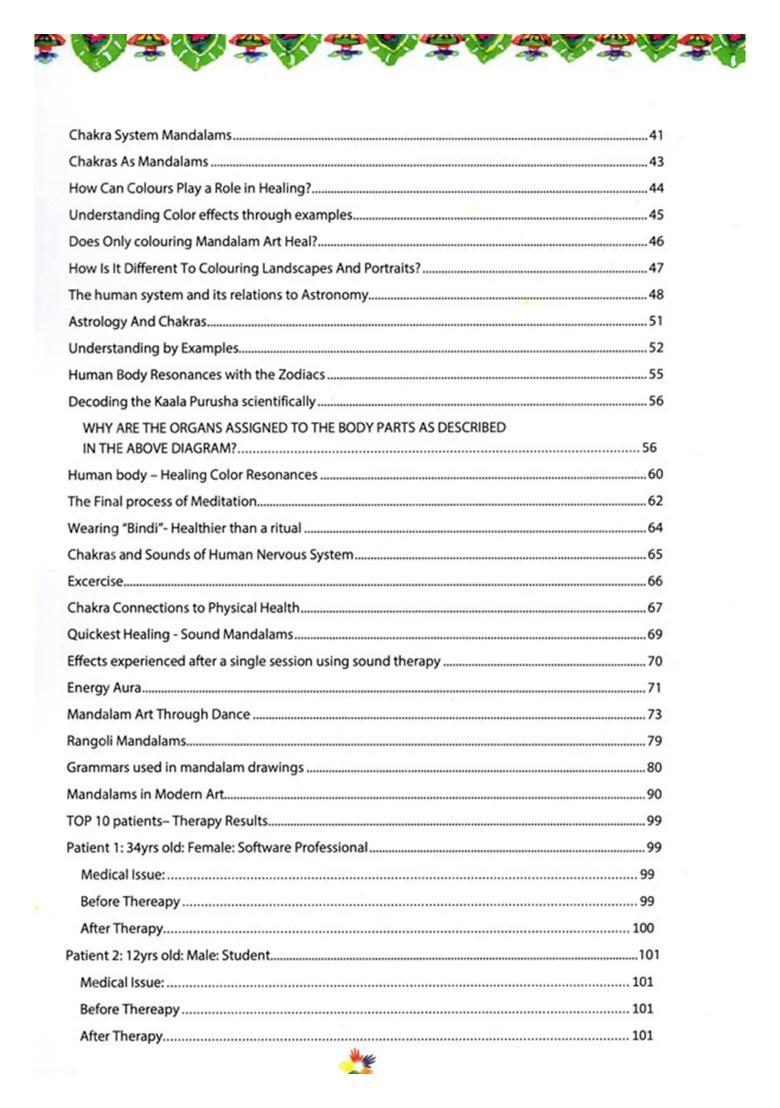 Bharat Paddhat Mandalams As Art (Healing Through Colors and Sound Easy, Quick Effective) - Indya