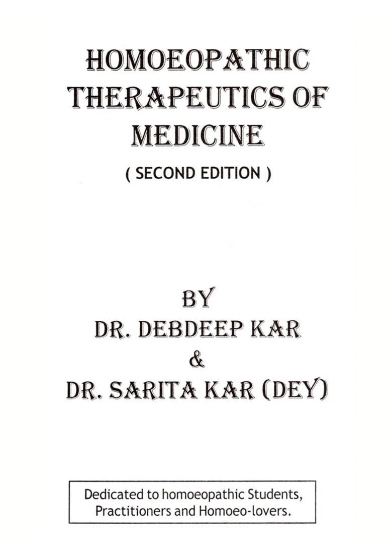 Homeopathic Therapeutics of Medicine - Indya