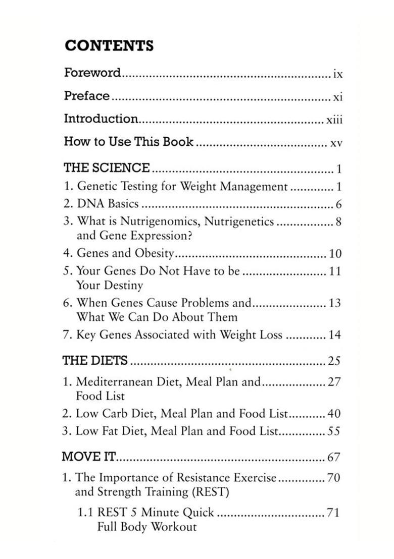 The Dna Diet Gene-ius Nutrition and Fitness - Indya