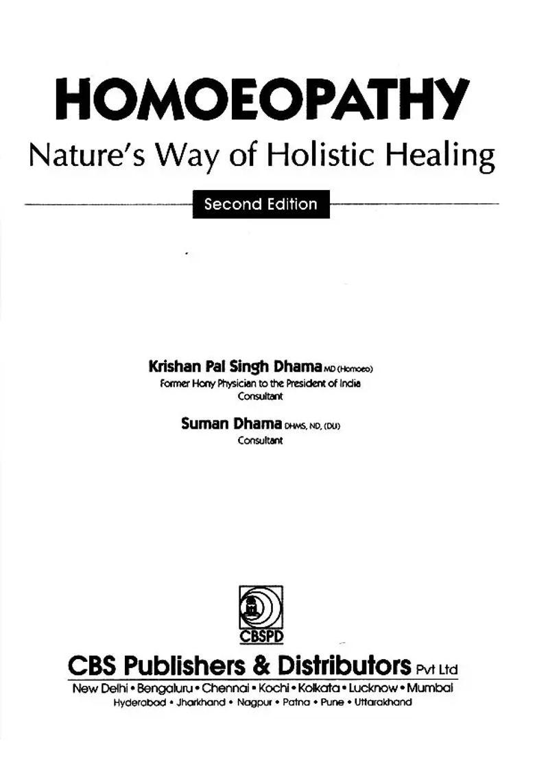 Homeopathy Natures Way of Holistic Healing - Indya