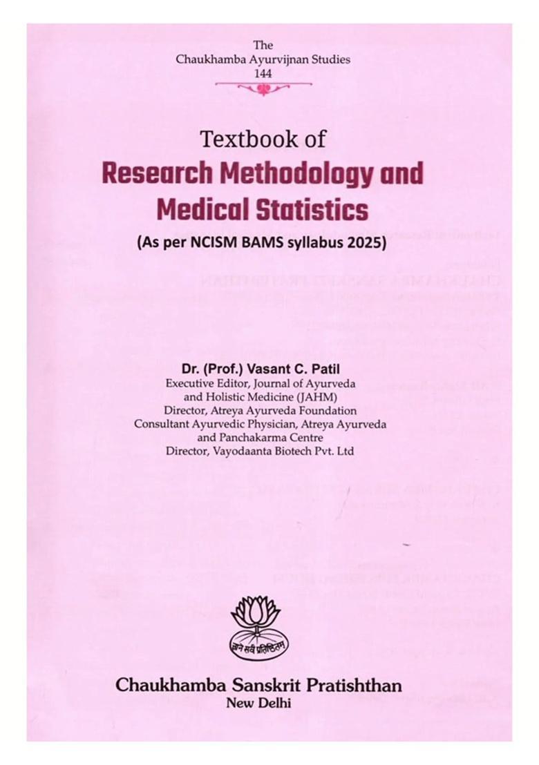 Textbook of Research Methodology and Medical Statistics (As Per NCISM BAMS Syllabus 2025) - Indya
