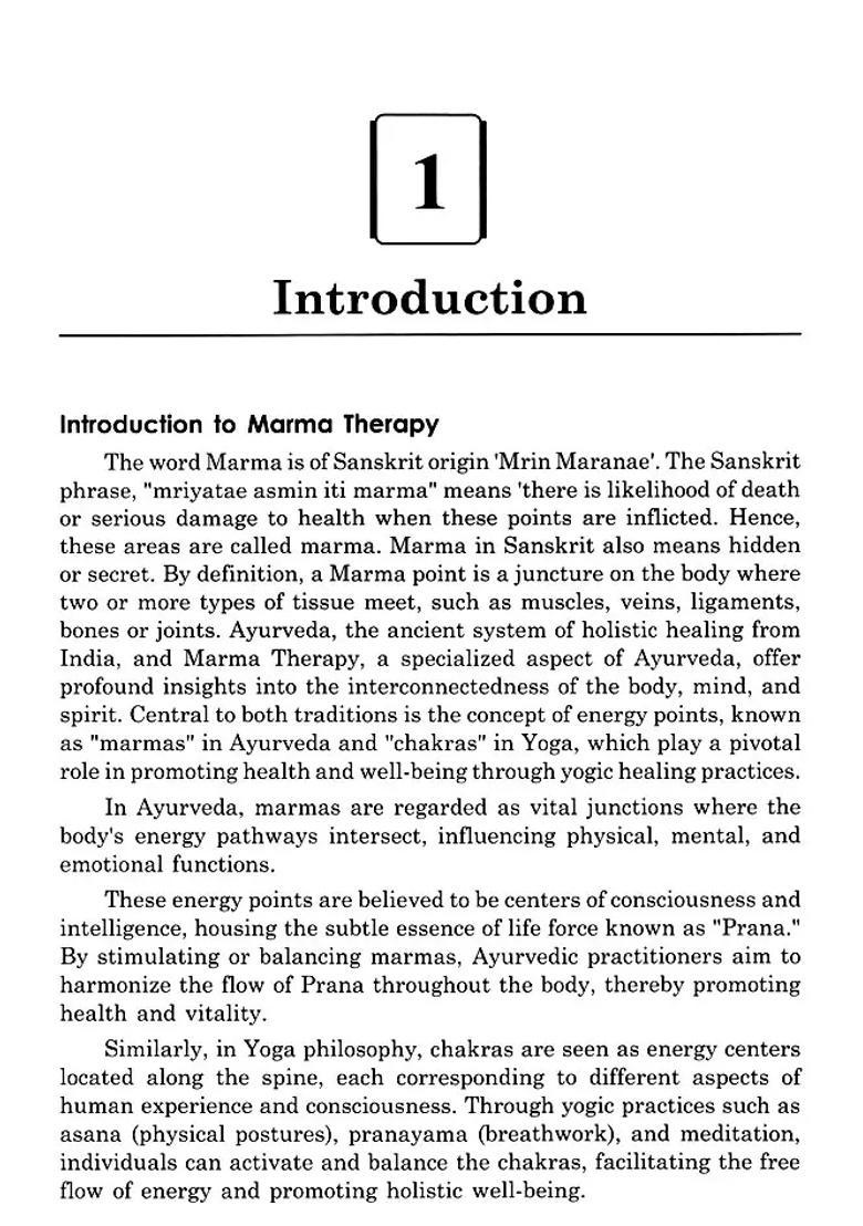 Ayurveda and Marma Therapy Energy Points in Yogic Healing - Indya