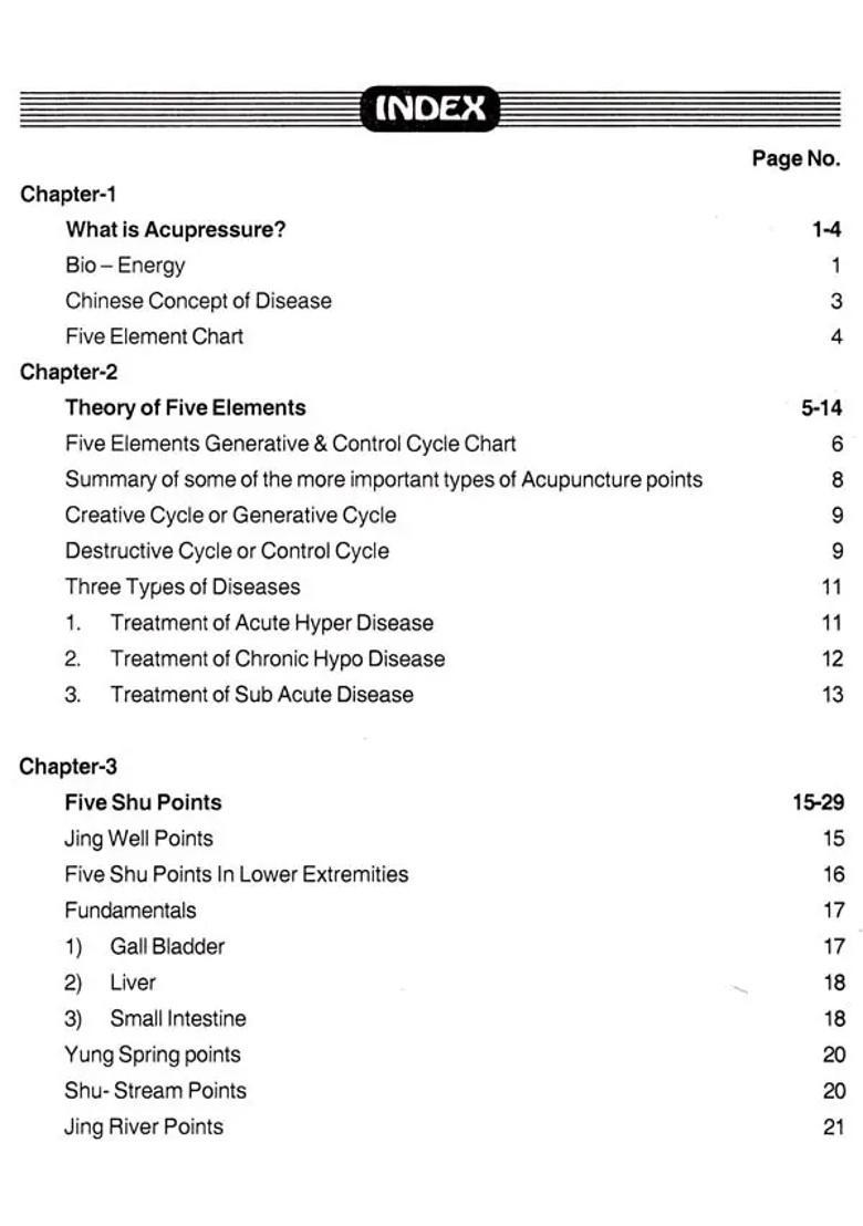 A Treatise on Advance Acupressure Acupuncture (Part I) - Indya
