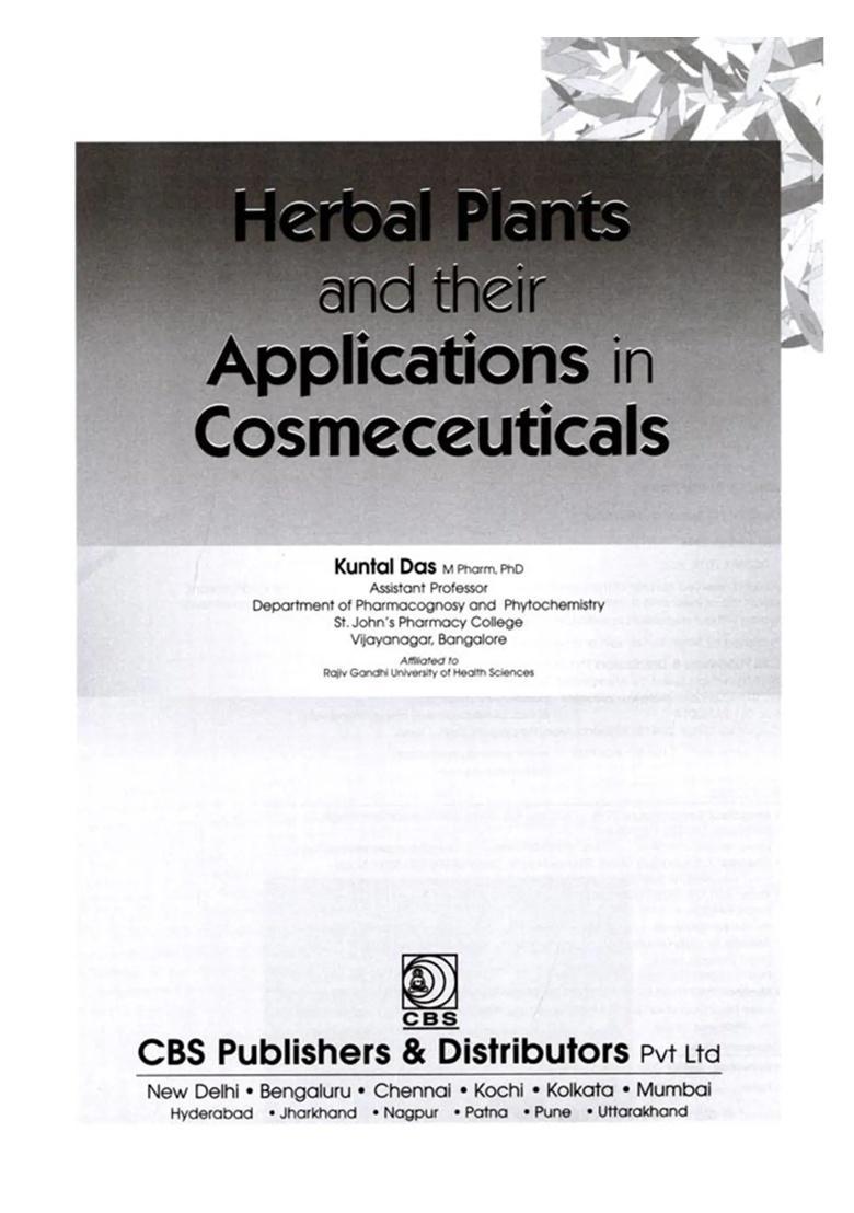 Herbal Plants and their Applications in Cosmeceuticals - Indya