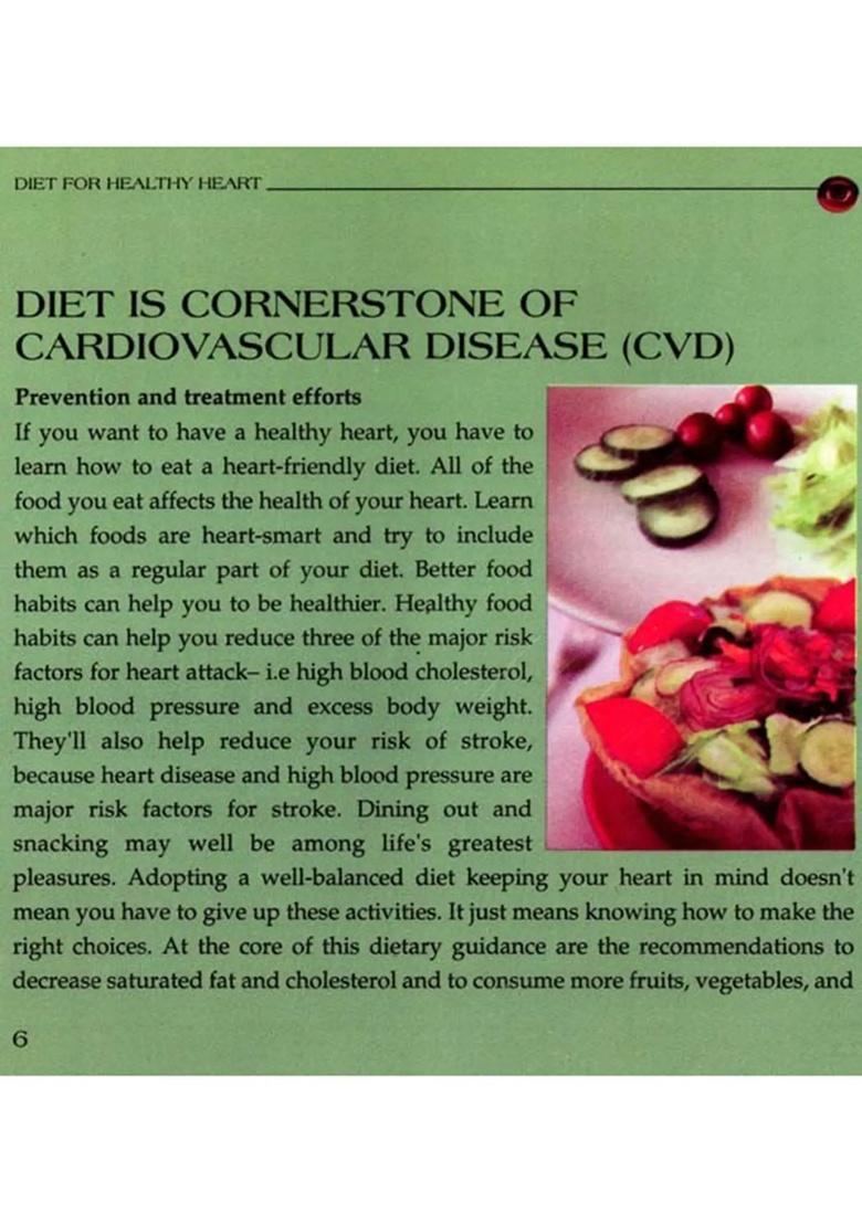 Diet For Healthy Heart - Indya