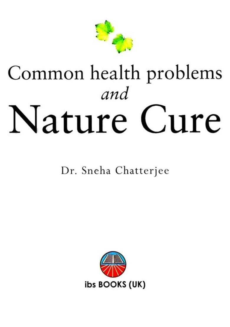 Common Health Problems and Nature Cure - Indya