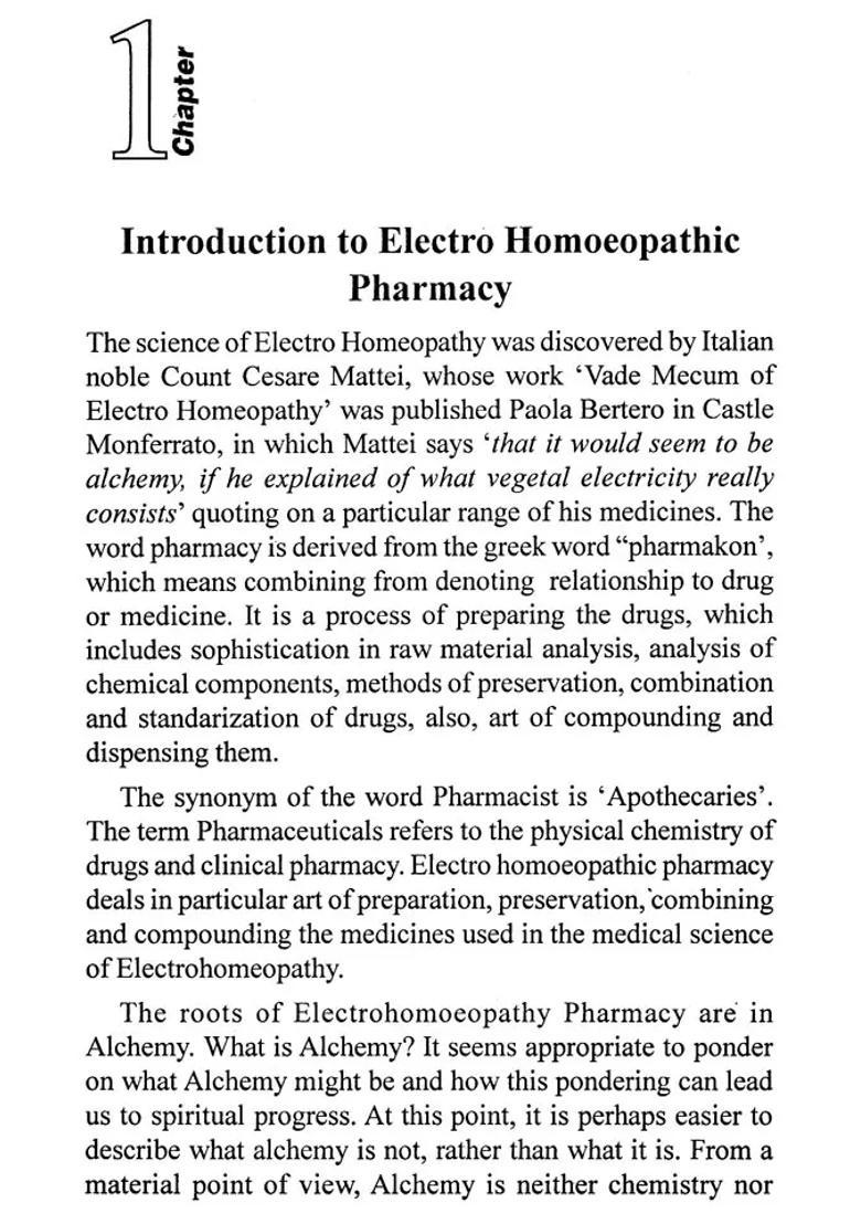 A Treatise on Electro Homoeopathic Pharmacy (Alternative Therapy Sequel 5) - Indya