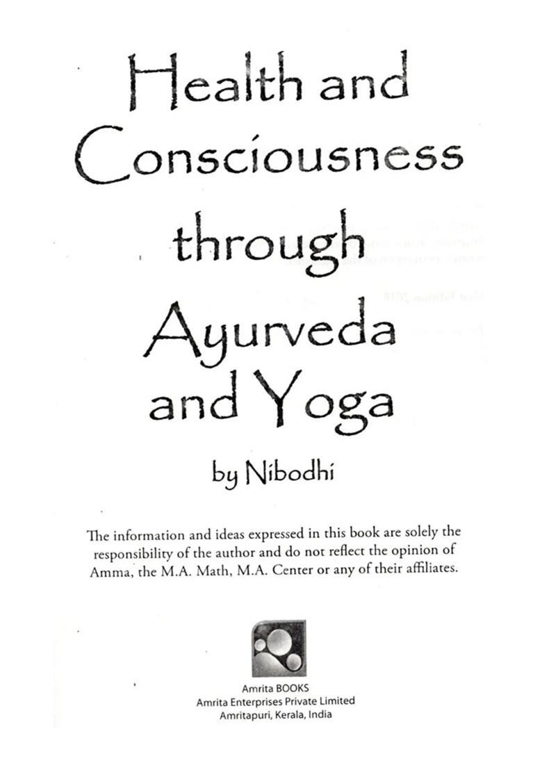 Health and Consciousness Through Ayurveda Yoga - Indya