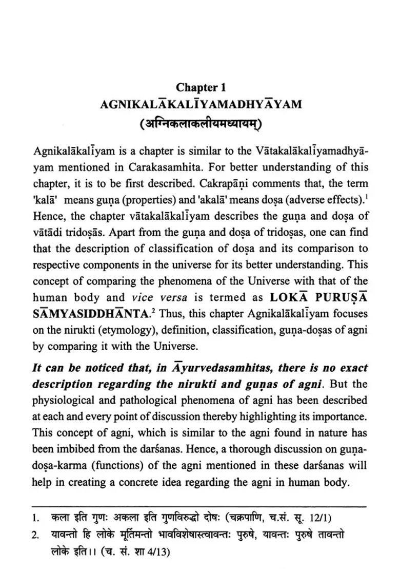 Agni (The Ayurvedic Concept and Application) - Indya