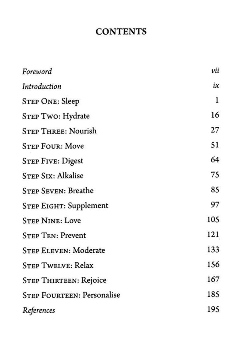 13 Steps to Bloody Good Health - Indya