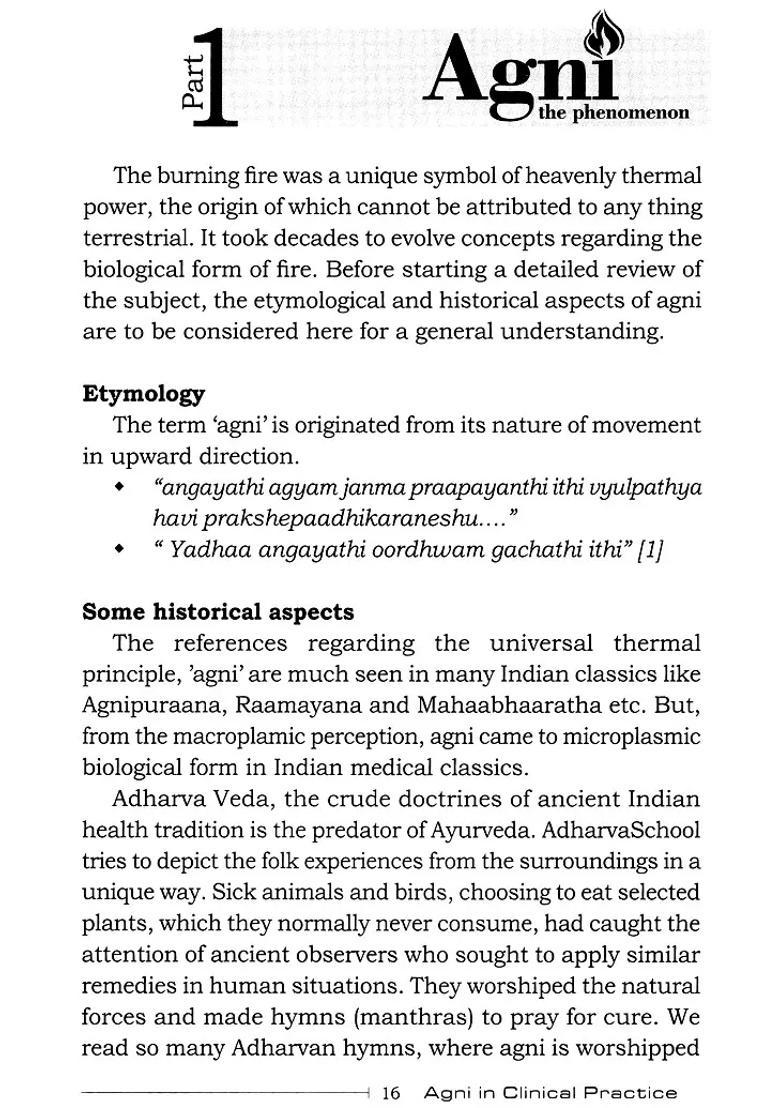 Agni In Clinical Practice - Indya