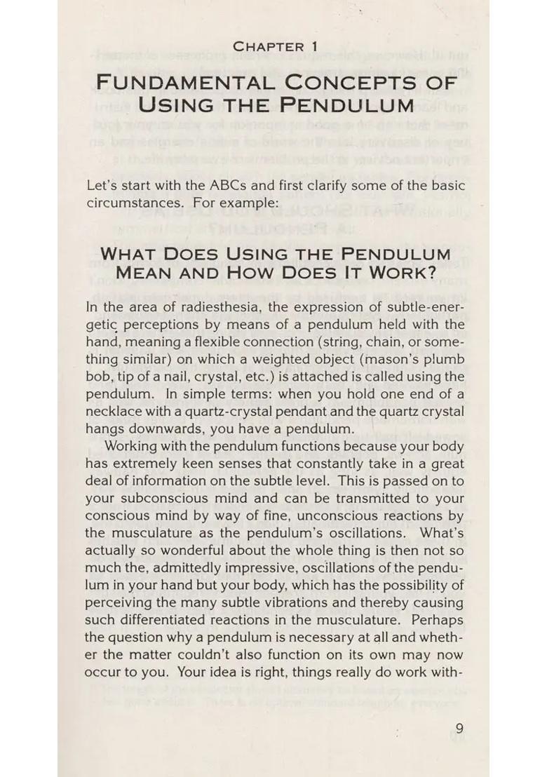 Pendulum Healing Handbook How to Use the Choose Appropriate Remedies for Body, Mind and Spirit - Indya