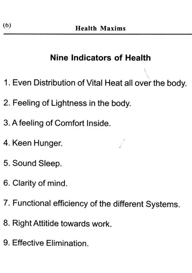 Health Maxims - Learn Eating Be Healthy - Indya