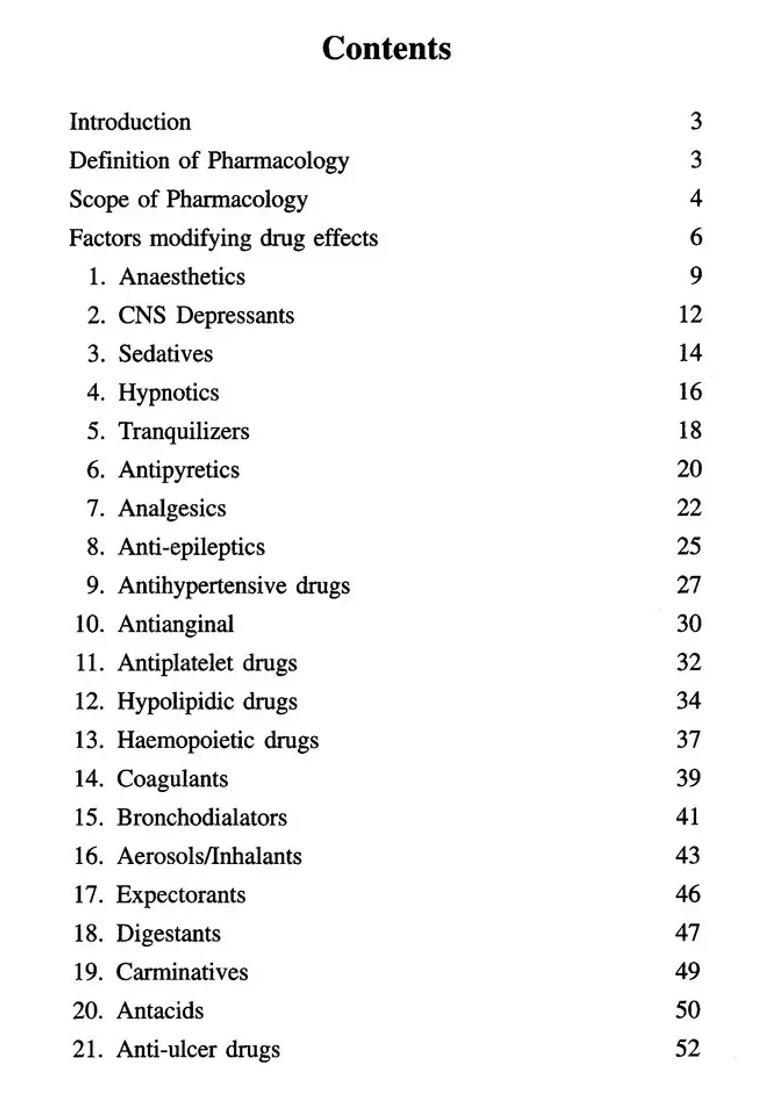 Hand Book of Pharmacology for Ayurveda Students - Indya