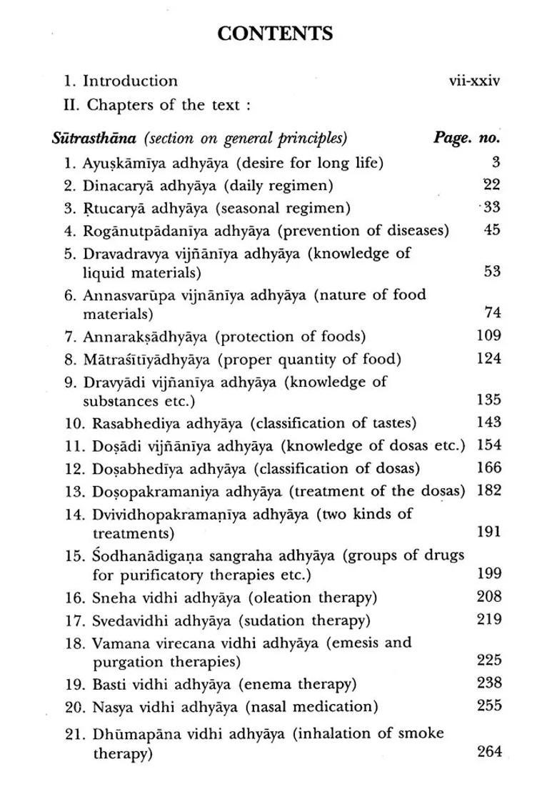 Astanga Hrdayam- Sanskrit Text with English Translation (Vol 1) - Indya