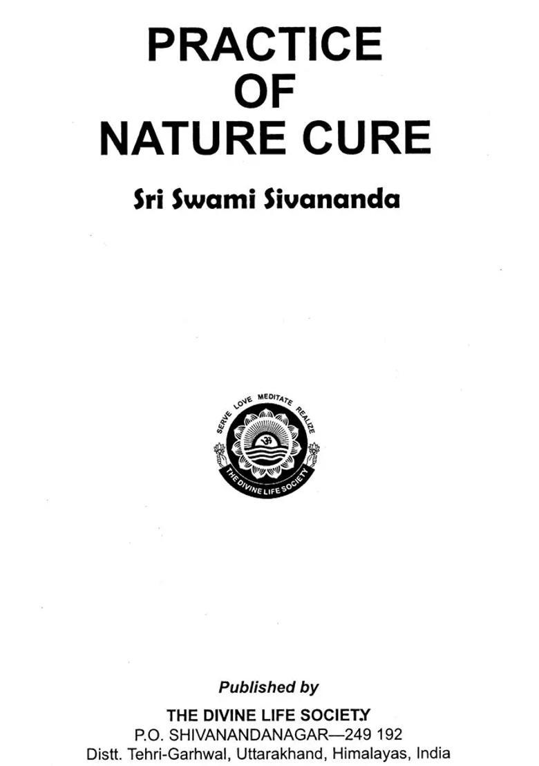 Practice of Nature Cure - Indya