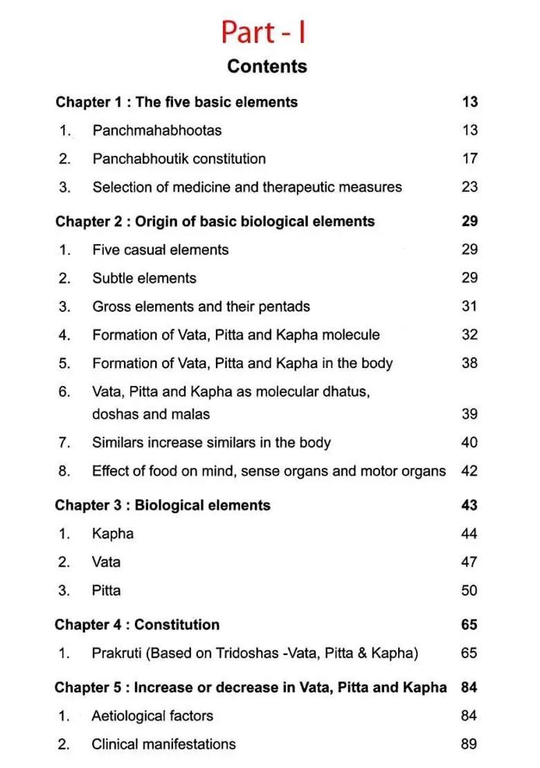 Principle of Ayurveda Related to Vata, Pitta and Kapha Body Tissues (Set 2 Vol) - Indya