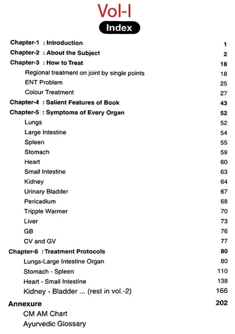 Ayurvedic Acupressure- Chinese Meridians in Mould (Set of 2 Volumes) - Indya