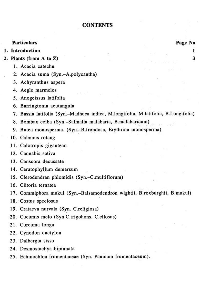 Vedic Plants Medicinal and Other Uses - Indya