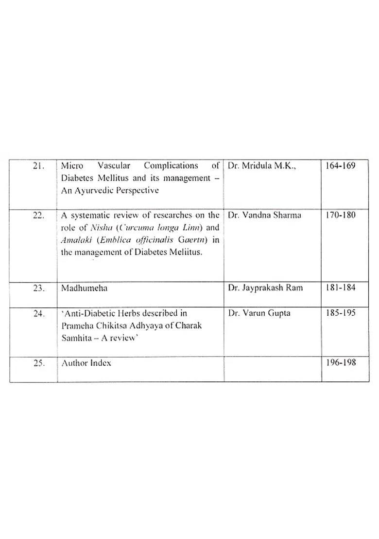 National Seminar on Evidence Based Ayurvedic Approach to Diagnosis, Preventions and Management of Diabetes its Complications - Indya