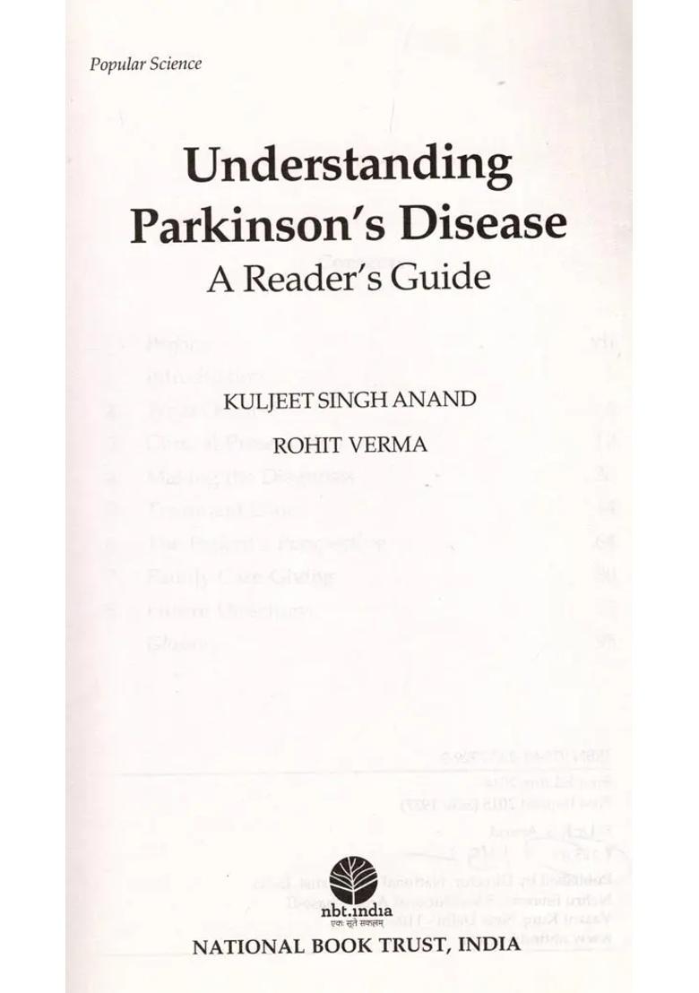 Understanding Parkinsons Disease A Readers Guide - Indya