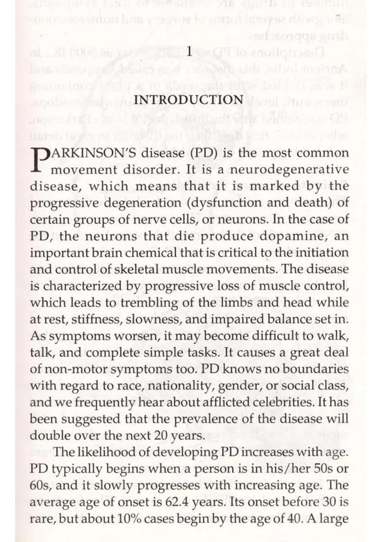 Understanding Parkinsons Disease A Readers Guide - Indya